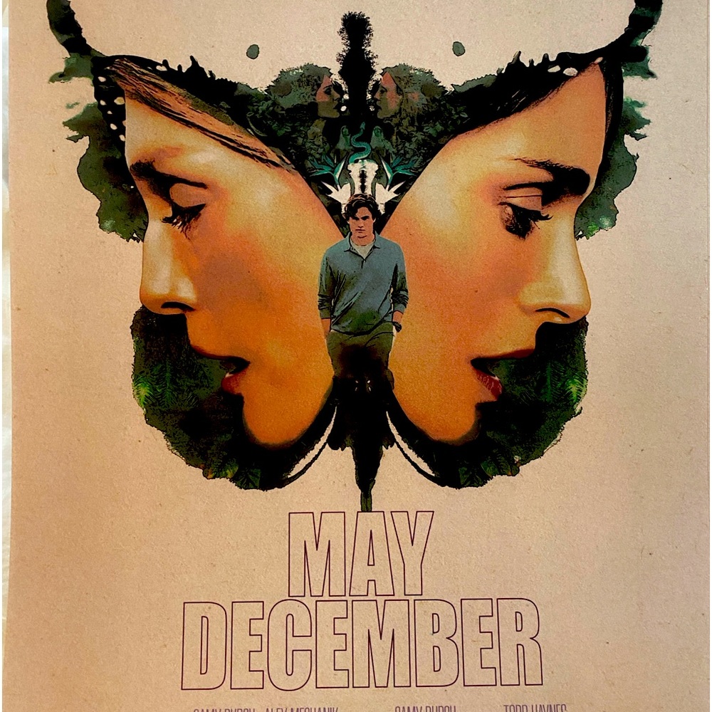 Original poster of “MAY DECEMBER” Film festival opening at Lincoln Center 2023.